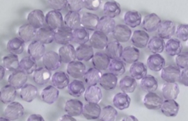 Fire polished 3mm Crystal Violet, 100 of 50 stuks, vanaf