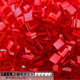 TL-0140 Miyuki Tila Beads Light Red 5g