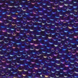 DP9177 Miyuki Drops 3,4mm Transparent Cobalt Blue AB, per 10 gram