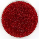 11-0141 Miyuki Rocaille 11/0 Transparant Ruby, 10g/±1100st