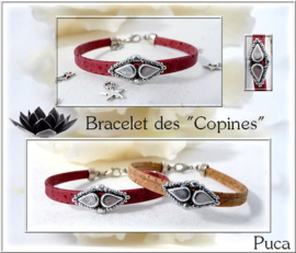 Armband 'Copines', ontwerp Puca, met o.a. Amos®