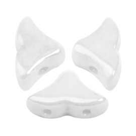 Helios® par Puca® Opaque White Ceramic Look, per 20 stuks