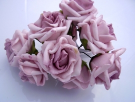 Roos foam vintage Rose 30 mm per 5 stuks