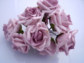 Roos foam vintage Rose 30 mm per 5 stuks