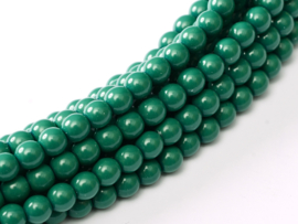 SP3-48585 Shiny Pearl 3mm Green Jade, per 100 stuks