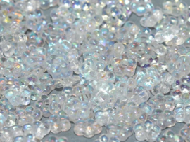 Flower Beads 5mm Crystal AB 25x