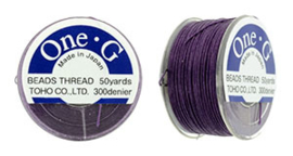 PT-50-11 TOHO One-G Thread 50 Yard Purple, per rol van 45 meter