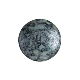 Cabochon par Puca® 14mm Spotted Mat Old Silver