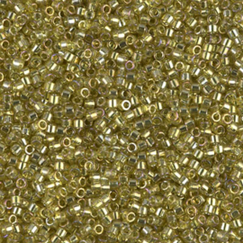 DB0124 Delica 11/0 Transparent Golden Olive Luster