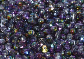 Tsjechisch/Czech rond Magic 3 mm Crystal Magic Purple, per 100 stuks