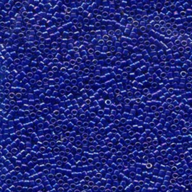 DBM0165 Miyuki Delica's 10/0 Opaque Cobalt Blue AB, per 5 gram