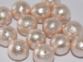 Miyuki Cotton Pearl Pink 8mm, per 5 stuks