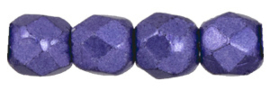 Firepolished 2mm ColorTrends: Saturated Metallic Ultra Violet, per 50 stuks