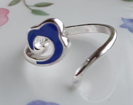Ring Blauwe Golf, verstelbaar, per stuk