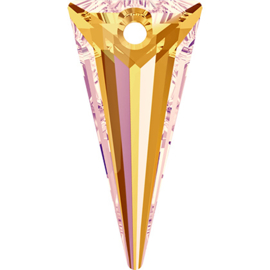 Swarovski #6480 Spike Pendant 18mm Crystal Astral Pink, per stuk