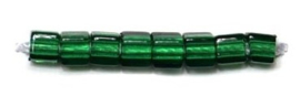 Miyuki Cube Beads 1,8mm Transparent Dark Emerald, per 10 gram