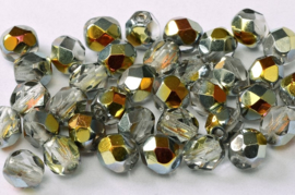 Fire polished 3mm Crystal Marea, 100 of 50 stuks, vanaf