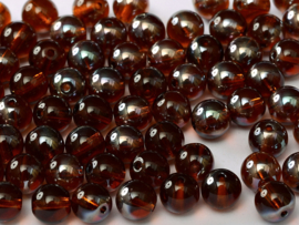 RB6-10110/22501 rond 6mm Dark Topaz Celsian, per 30 stuks