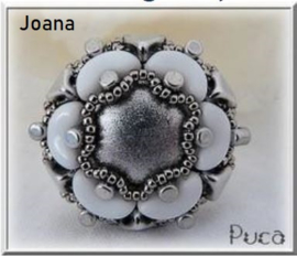Ring 'Joana', ontwerp Puca, met o.a. Arcos, Kheops, Minos