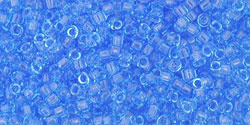 TT01-0003L TOHO Treasure #1 11/0 Transparent Blue Topaz, per 5 gram