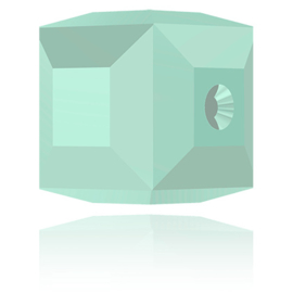 Swarovski #5601 Cube Bead 4mm Mint Alabaster, per 5 stuks