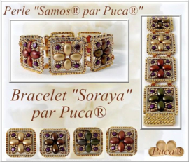 Armband 'Soraya', ontwerp Puca, met o.a. Samos en Minos