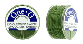 PT-50-12 TOHO One-G Thread 50 Yard Green, per rol van 45 meter