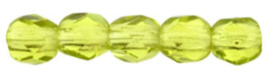 Firepolished 2mm Olivine, per 50 stuksFP02-50230