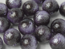 Miyuki Galaxy Beads 10 mm Purple, per stuk