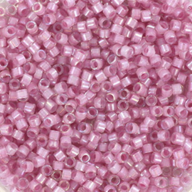 DB0072 Miyuki Delica 11/0 Orchid Lined Crystal Luster, per 1 gram