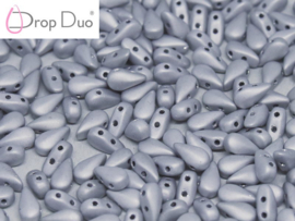 DropDuo 3x6mm Crystal Labrador Full Matted, 50 stuks