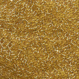 DBS0042 Miyuki Delica 15/0 Silver-lined Gold, per 2 of 5 gram, vanaf