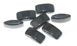 5x Carrier Bead 9x17mm Jet