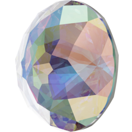 Swarovski #1400 Dome 12mm Crystal AB, foiled, per stuk
