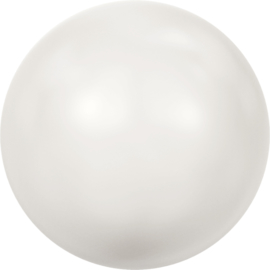 Swarovski #5810 Round Pearl 4mm  Crystal White, per 20 stuks