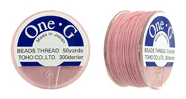 PT-50-05 TOHO One-G Thread 50 Yard Pink, per rol van 45 meter