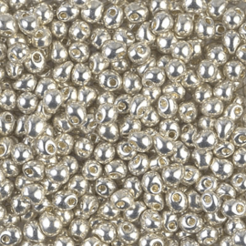 DP1051 Miyuki Drop Fringe Bead Galvanized Silver 10g