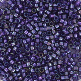 DB1756 Miyuki Delica 11/0 Sparkling Purple Lined Amethyst AB, per 1 gram