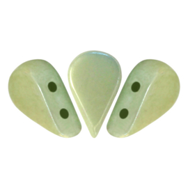 Amos® par Puca® Opaque Light Green Ceramic Look, per 25 stuks