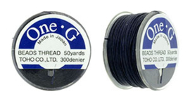 PT-50-18 TOHO One-G Thread 50 Yard Navy, per rol van 45 meter