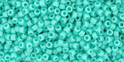 TR-15-0055 TOHO Rocaille 15/0 Opaque Turquoise, per 5 gram