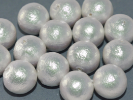 Miyuki Cotton Pearl  Rich White 8mm, per 5 stuks
