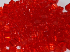 Miyuki Cube Beads 4mm Light Red 10g