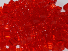 Miyuki Cube Beads 4mm Light Red