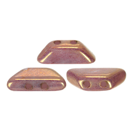 Tinos® par Puca® Opaque Mix Violet/Gold Ceramic Look, per 25 stuks
