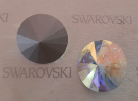 Swarovski #1122 Rivoli 16mm Crystal AB