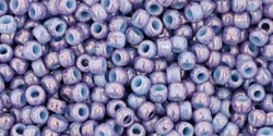 TR-11-1204 TOHO Rocaille 11/0 Marbled Opaque Lt Blue Amethyst, 10g