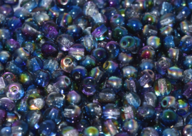 Fire polished Magic 3mm Crystal Magic Blue, 100 of 50 stuks, vanaf