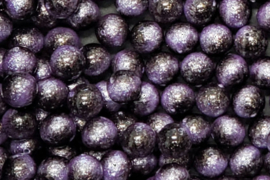 Miyuki Galaxy Beads 8 mm Purple, per stuk