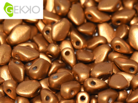 Gekko 3x5mm Brass Gold, per 5 gram